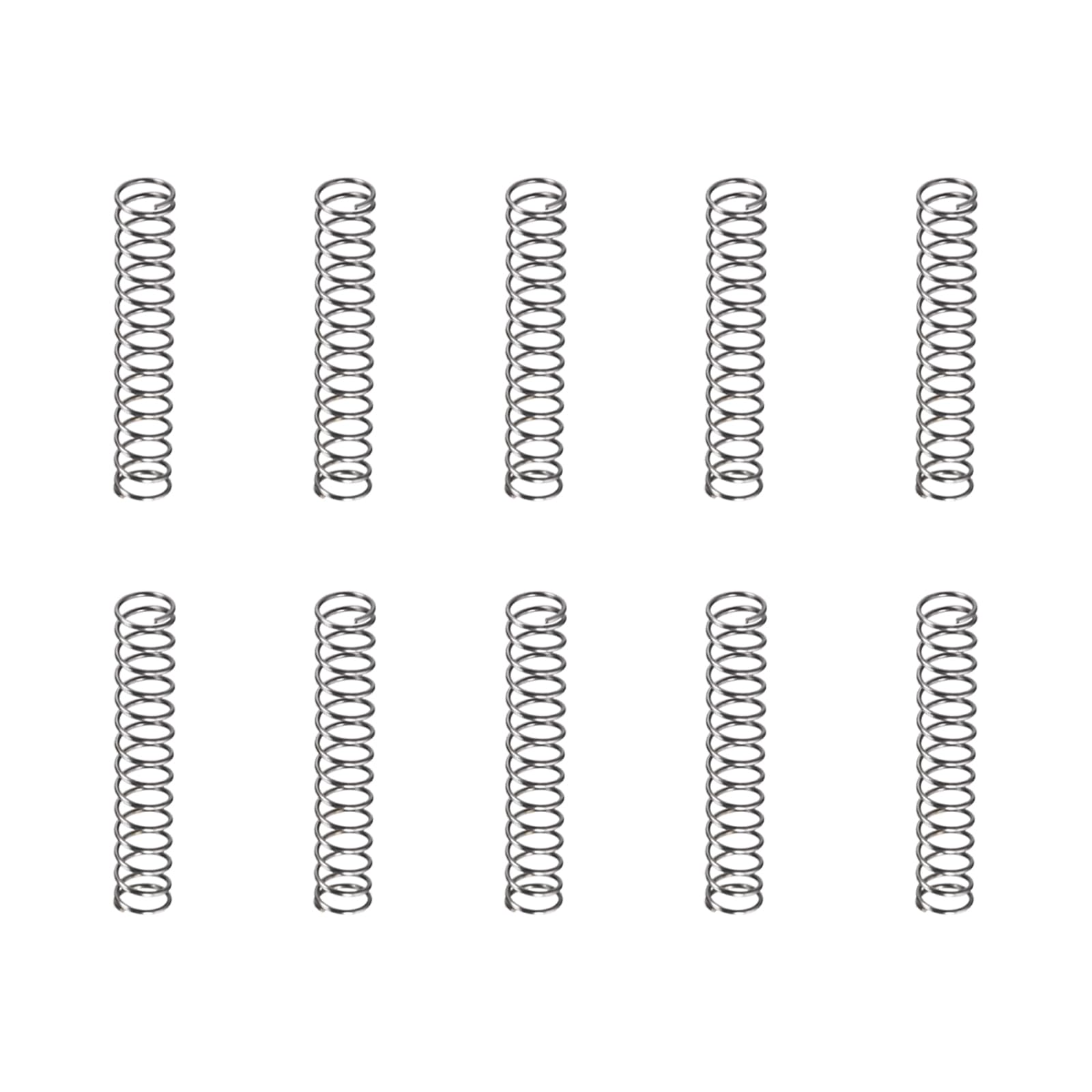 DTGN 0.6x6x35mm(DxODxL) Compression Spring - 30Pack - Good for Machinery - Spring Steel Extension Spring - Gray