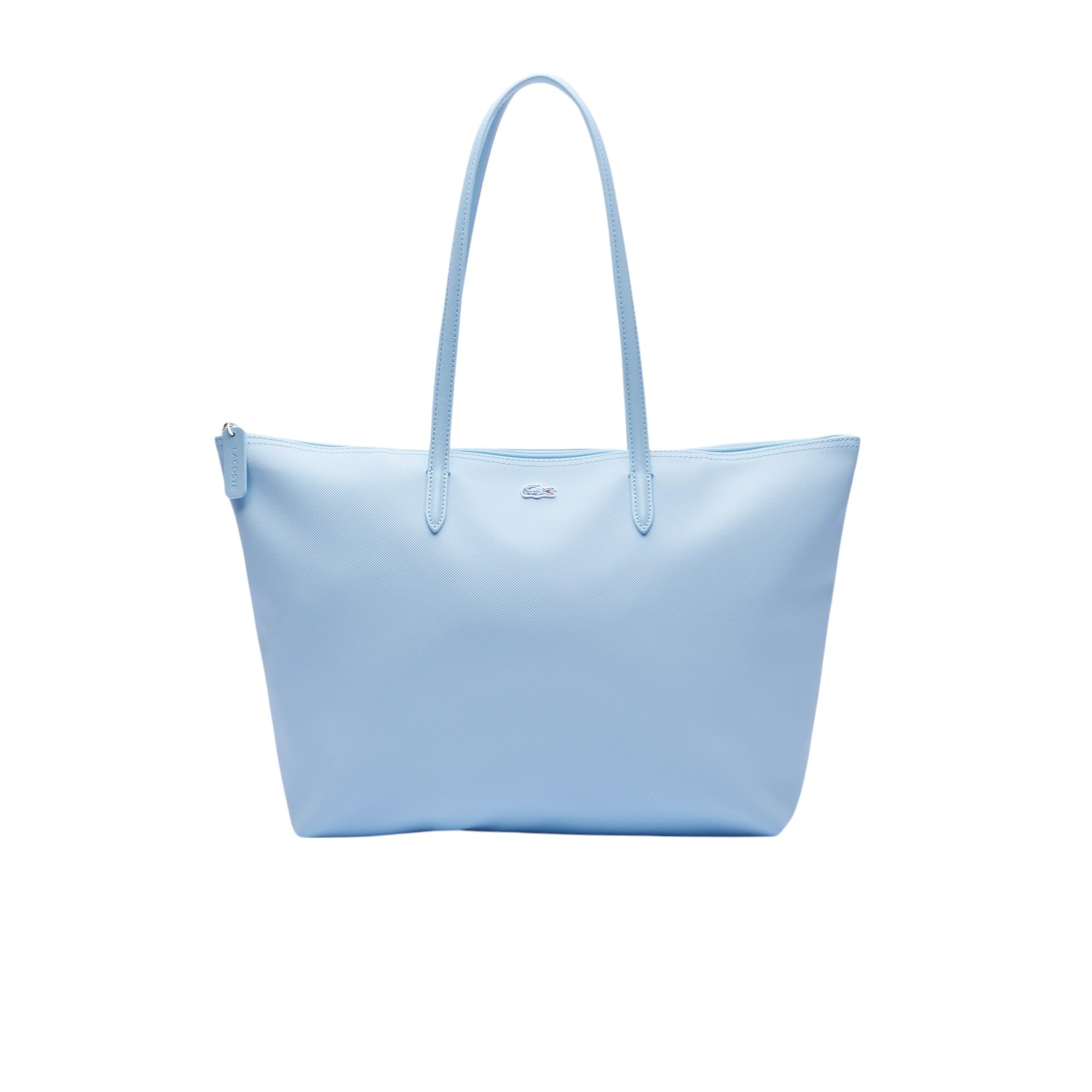 Lacoste Womens L.12.12 Concept Large Shopping Tote Bag, Sky Mist, One Size Image