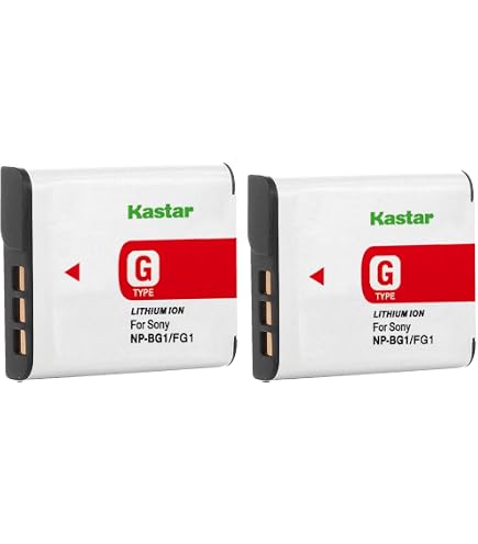 thumbnail interactive-video image 1 of Kastar Replacement Battery Pack For Sony NP-BG1 / NP-FG1 – 1600mAh For Cyber-shot DSC-W290 1 of 5