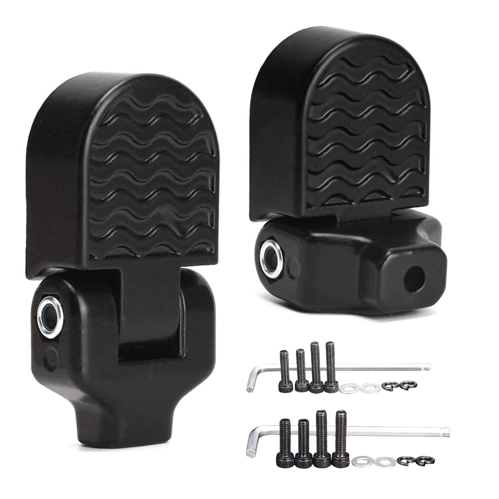Photo 1 of LOOEEL 1 Pair Mini Bicycle Rear Pedals Folding Rear Seat Footrest Pedals Cycling Accessories for Mountain Bike,Folding Bicycle