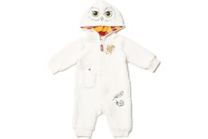 Harry Potter Hedwig Owl Baby Zip Up Costume Coverall Newborn to Infant