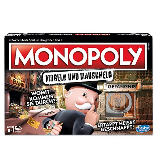 Hasbro E1871100 Monopoly Mogeln und Mauscheln, klassisches Familienspiel – Bild 3