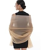 RIIQIICHY Shawls Wraps for Evening dresses Scarfs for Women Formal Shawl for Wedding Like Chiffon Shawl