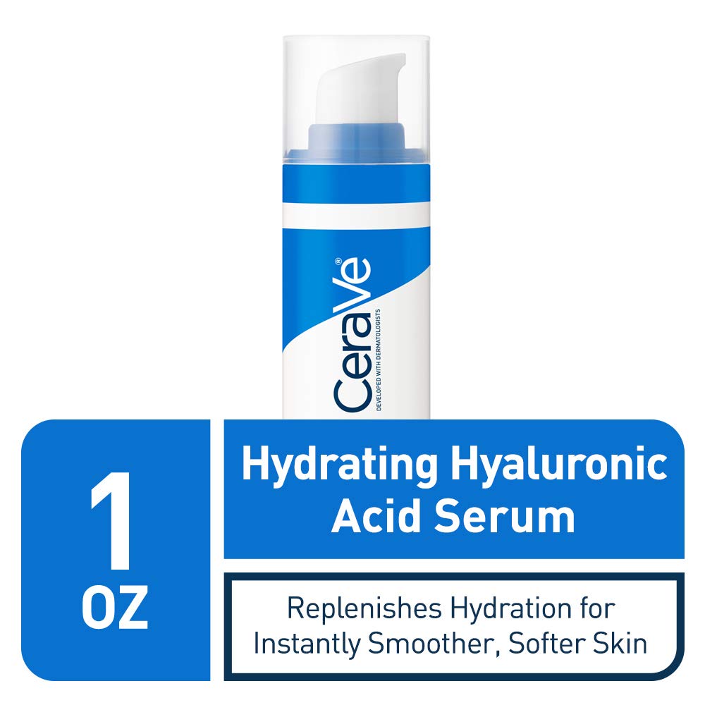CeraVe Hyaluronic Acid Face Serum | 1 oz | Hydrating Serum for Face with Vitamin B5 | For Normal to Dry Skin | Paraben & Fragrance Free: Beauty