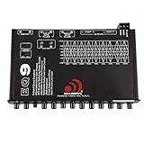 Massive Audio LED 9 Band Graphic Equalizer W/Gold