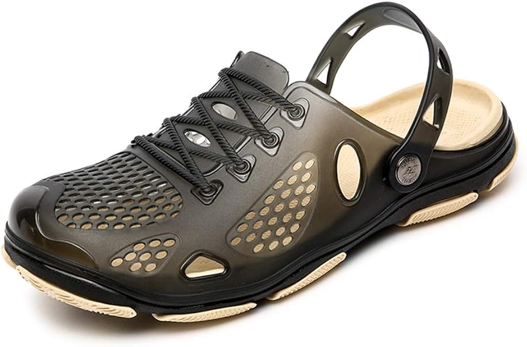 Fashion Comfortable Summer Beach Perforated Sandals for Men Plastic