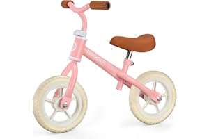Bobike Toddler Balance Bike Toys for 2 to 5 Year Old Girls Boys Adjustable Seat Kids Toys No-Pedal Training Bike Best Birthday Gifts for Kids