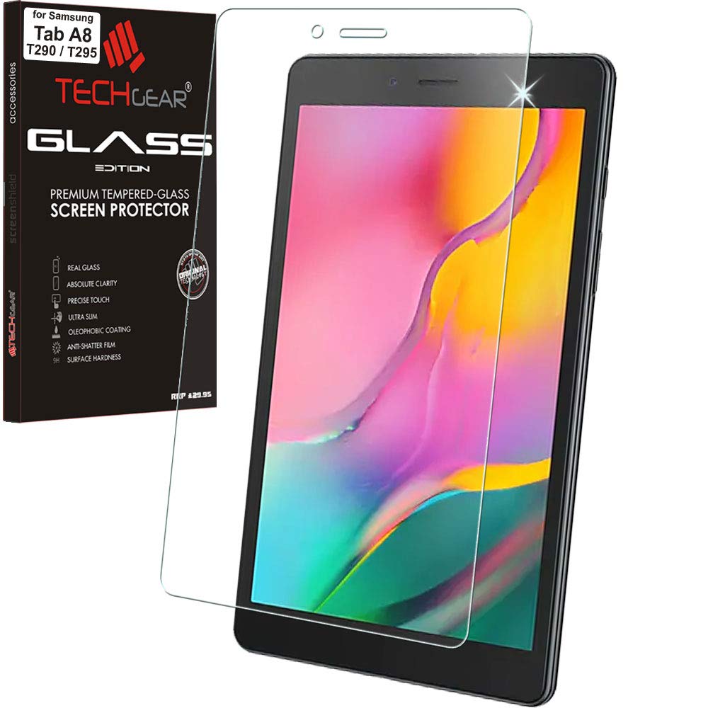 TECHGEAR Anti-Glare Screen Protector Compatible for Samsung Galaxy Tab A 8.0 2019 8" (SM-T290 / SM-T295 Series) - MATTE GLASS Edition Genuine Tempered Glass Screen Protector Guard Cover