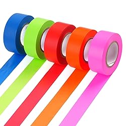 MOWPOG 5 Pack Assorted Colors Flagging Marking