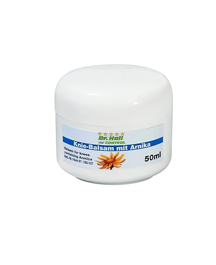 Dr. Hall vital-CONTROL Knie-Balsam mit Arnika, 50 ml | Arnika: Sorgt für Entspannung | Ackerminze: Das ätherische Öl sorgt fü