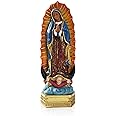 Lependor Our Lady of Guadalupe The Blessed Virgin Mary Resin Statue Sculpture, The Blessed Mother of The Immaculate Comceptio