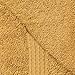 Weavely Towels - Gold Tan Bath Towel Set of 6 Piece, 100% Cotton Zero Twist Soft Luxurious and Highly Absorbent Hotel & Premium Spa Quality Towels 600 GSM 2X Bath Towels 2X Hand Towels 2X Wash Cloths