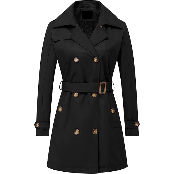 Amazon.com: wantdo Plus Size Trench Coats for Women Spring