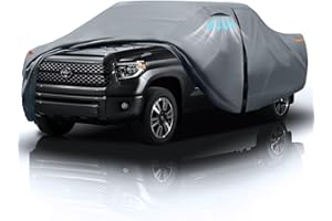 DOZENTRO Toyota Tundra Truck Cover Custom Fit 1999-2021 Access Cab/Extended Cab Short Bed (6.2') With Door Zipper, 10 Layer Pickup Truck Cover Waterproof All Weather, Car Tarp for Wind Dust Sun etc Protection.
