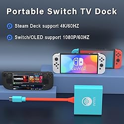 NALENSY Switch Docking Station for Nintendo TV Dock