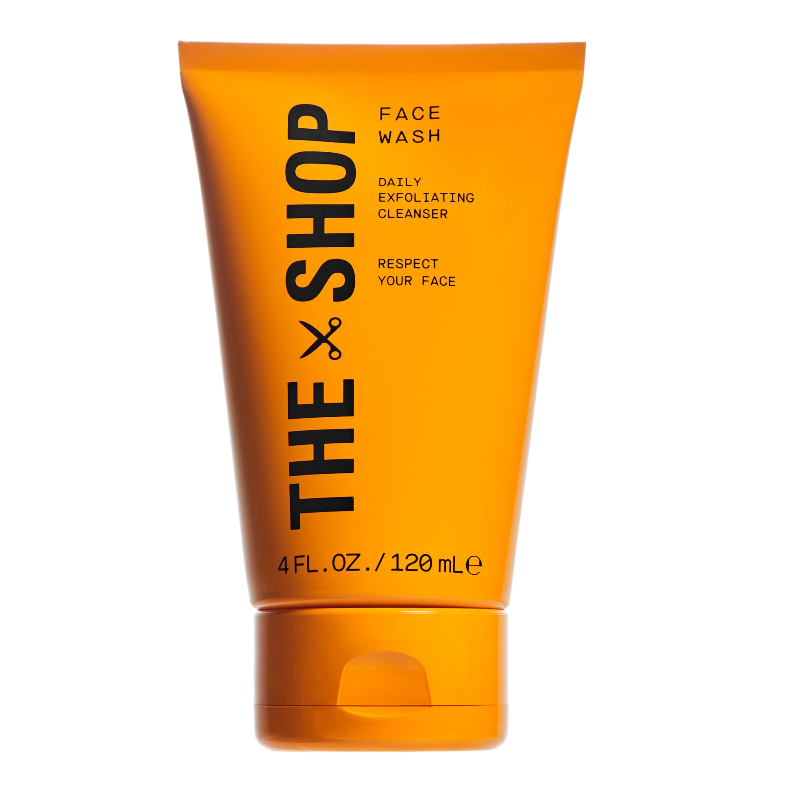 Photo 1 of The Shop by LeBron James Men's Daily Exfoliating Face Wash, Gentle Cleanser for All Skin Types, Unclogs Pores, Removes Dirt & Oil, Smoothes Rough & Uneven Texture, Eucalyptus Scent, 4 Fl Oz