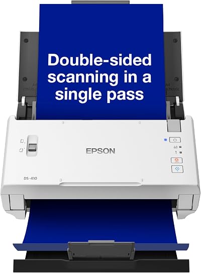 Epson Workforce DS-410 Scanner + Power PDF Software, 26 PPM, USB
