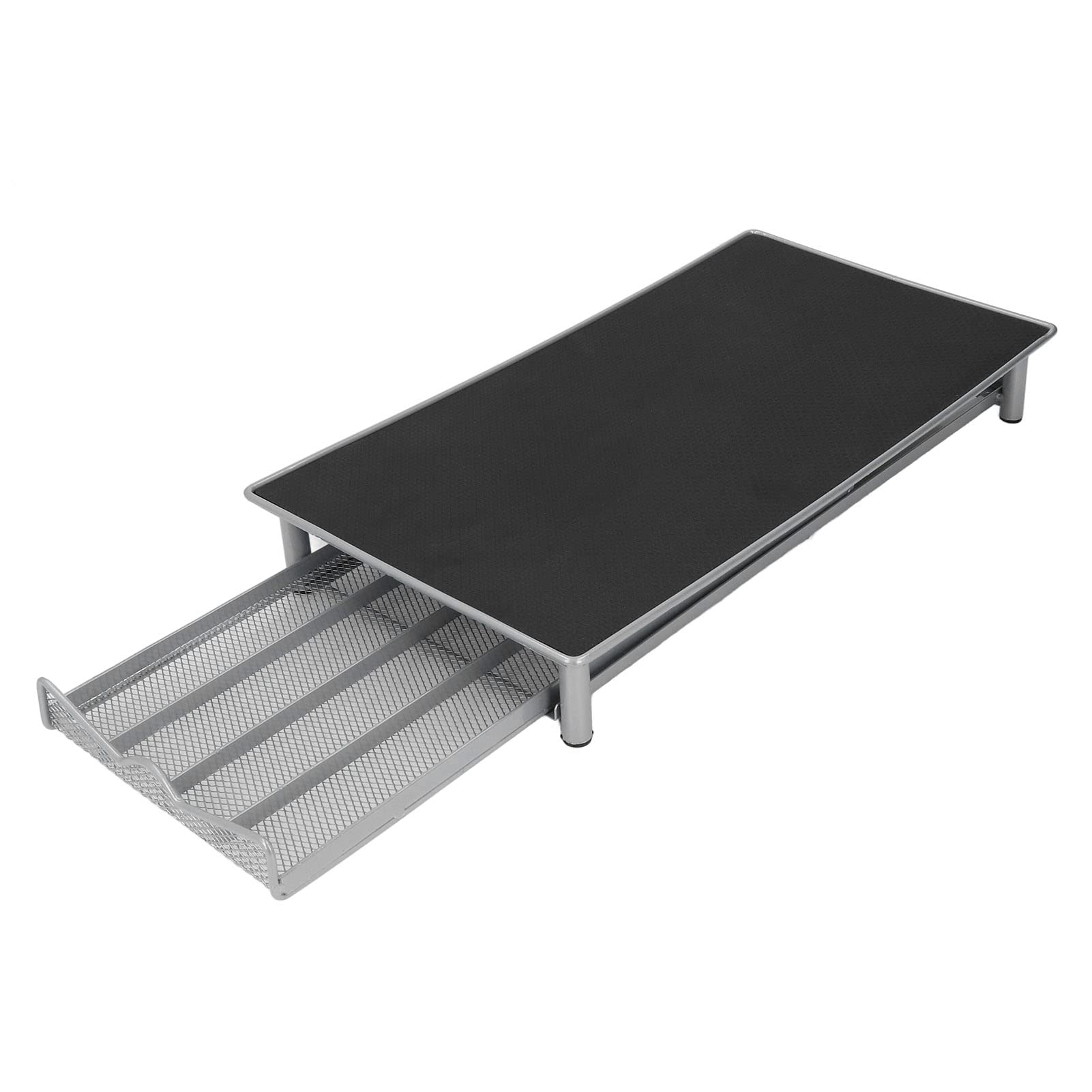 CHICIRIS Coffee Storage Drawers, Coffee Pod Holder, Non Slip Waterproof Coffee Pod Storage, Stackable Utensil Drawer Organiser, Coffee Capsule Holders for 40 Pods Capacity (Grey)