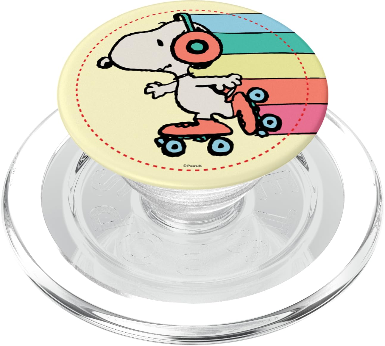 Peanuts Snoopy Easter Skate PopSockets PopGrip for MagSafe