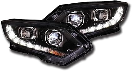 Estilo de coches nighteye para Honda HRV H7 LED Faros proyector ...