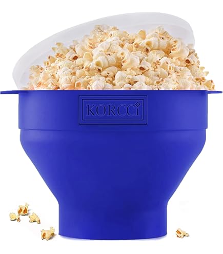 The Original Salbree Microwave Popcorn Popper, Silicone Popcorn Maker, Foldable Microwave Bowl - Hot Air Popper - No Oil Needed - Most Colors Available (Green