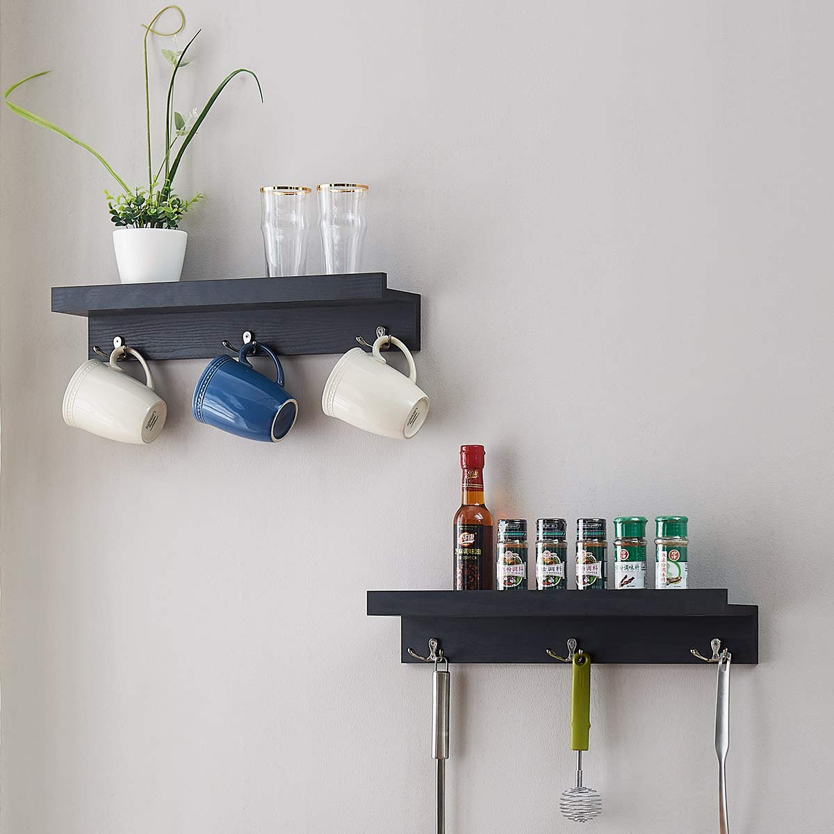 Best floating entryway shelf and coat rack
