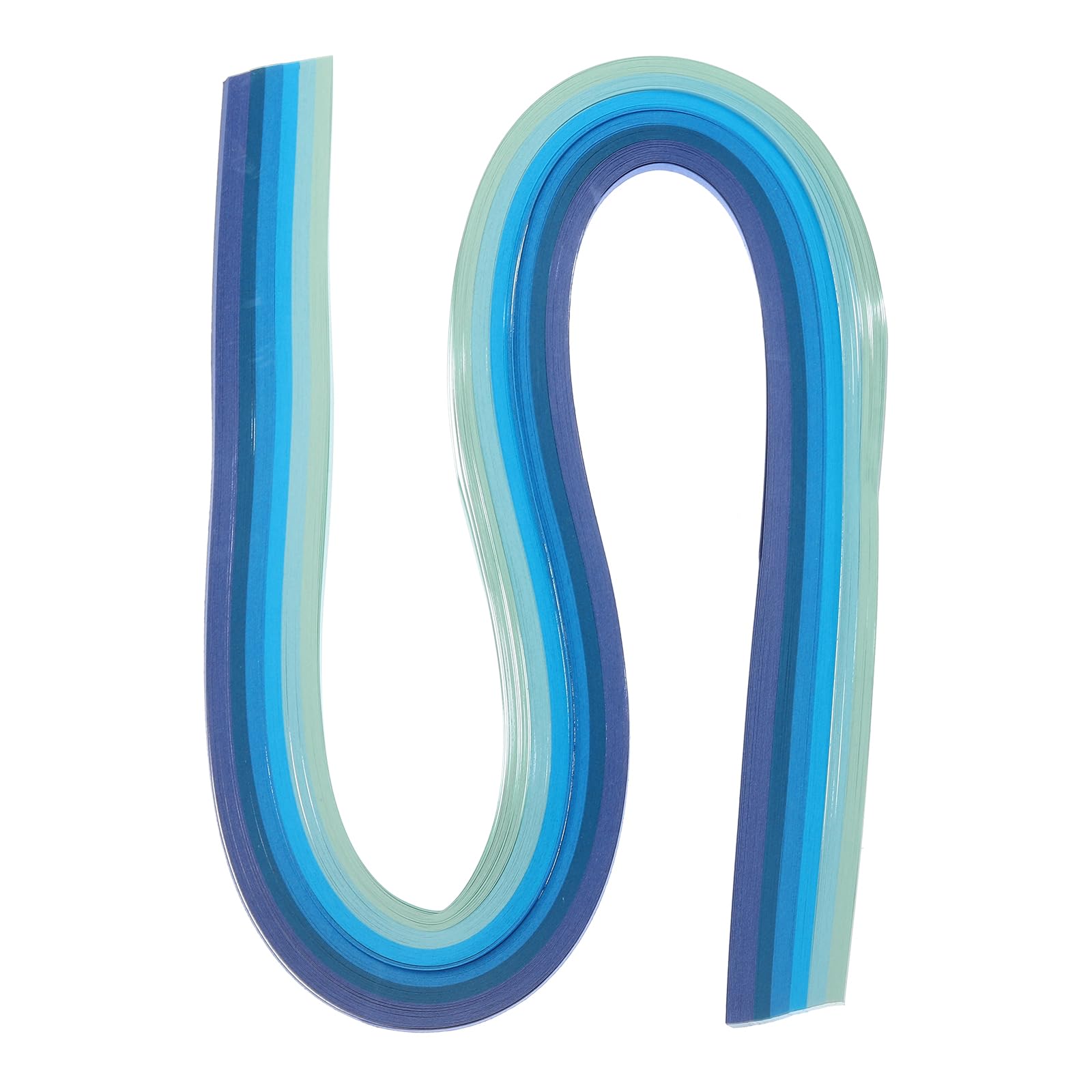 PATIKIL 120pcs Quilling Strips Paper 1/8"(3mm) 21" Origami Paper Quilling Strip for Art DIY Hand Craft Christmas, Blue