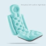 Qianderer Blue Long Full Body Bath Pillow for Tub Neck Back Support 93cm view 7
