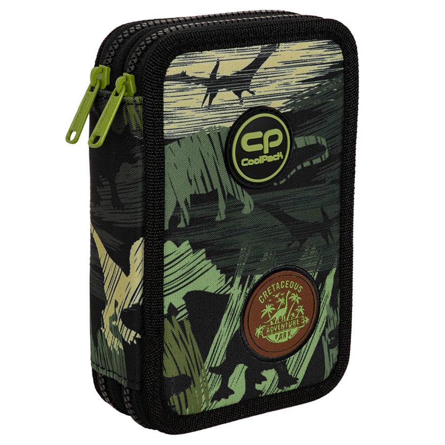 Coolpack F066672 Jumper Pencil Case 2 Adventure Park Green
