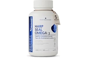 Newfoundland Harp Seal Oil Omega-3-1,000mg per Serving (2 Small 500mg Softgels) | 2X Concentrated Formula | 300 Softgels, 150