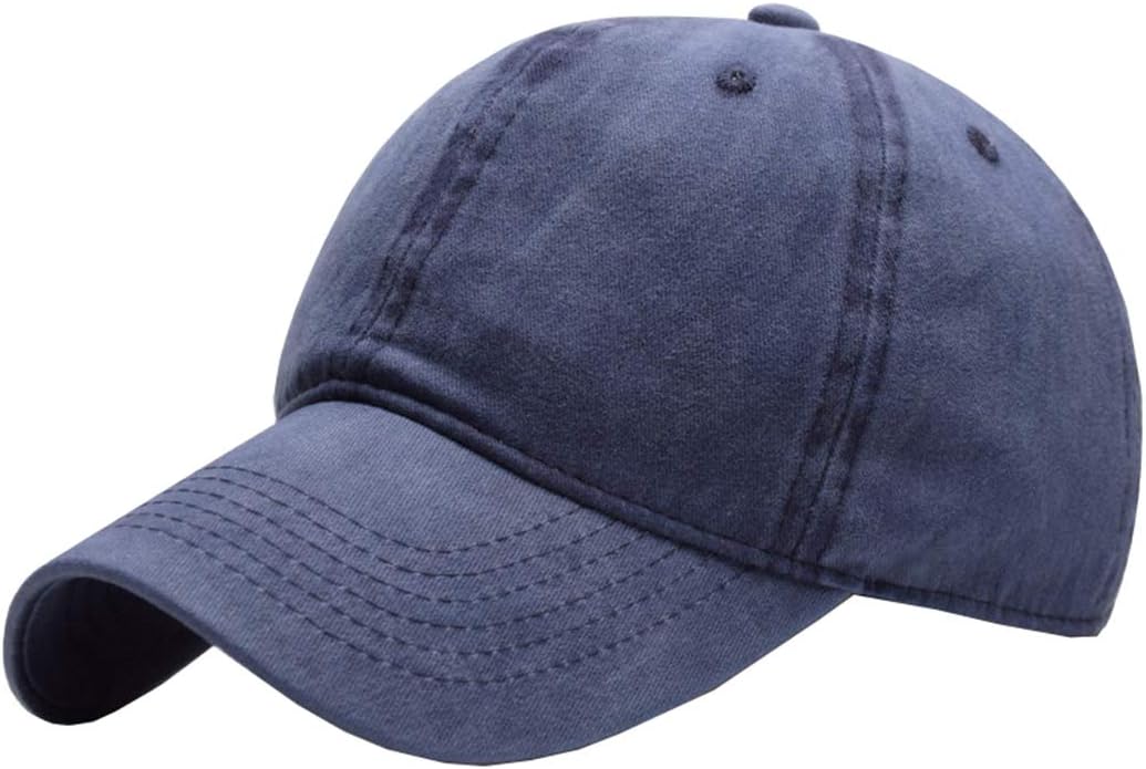 Backless Ponytail Hat Baseball Women Messy Bun Pony Tail Cap (Free, Baseball Cap(Navy))