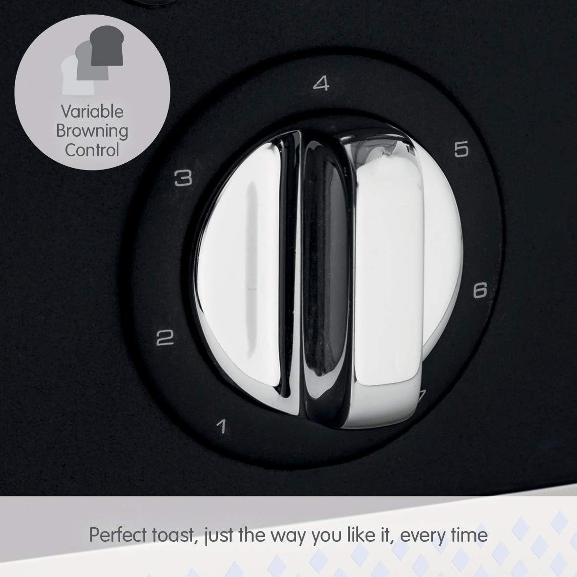 Morphy Richards Illumination 4 Slice Toaster, 7 Toast Settings, Browning Controls, Variable Width Slots, Auto Pop-up - Image 4