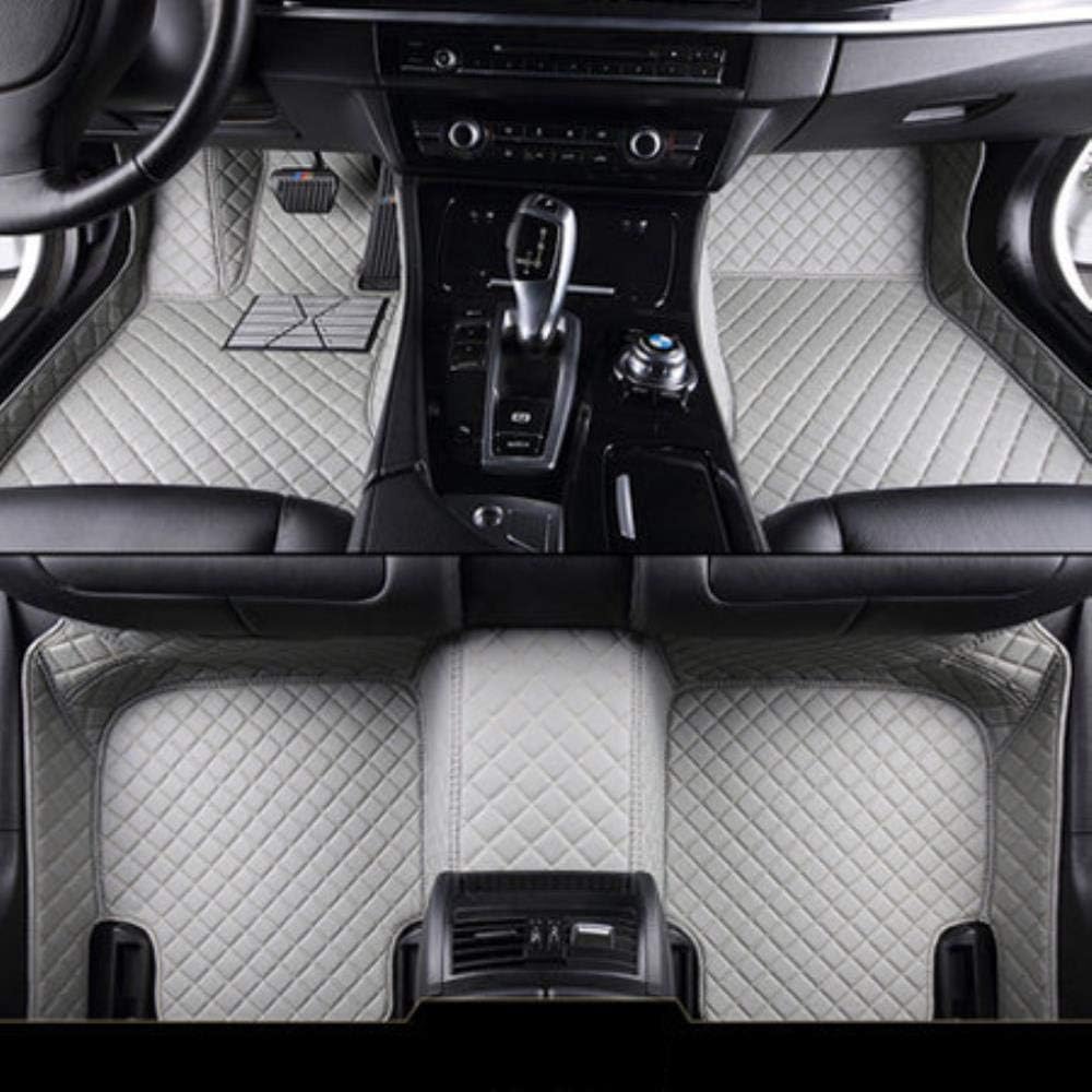 MZLJL Car foot Mats,Auto car floor Foot mat For Dodge Journey Caliber Avenger Challenger Charger waterproof accessories only for right hand drive,Gray