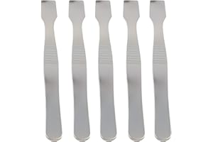 Delcast 5pcs Metal Spudger Pry Bar Tool Opening Seperation Tool Smart Phone Laptop Tablet Electronics Repair