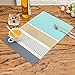 HEBE Placemats Set of 4 for Dining Table Washable Woven Vinyl Placemat Non-Slip Heat Resistant Kitchen Table Mats Wipe Clean Christmas Holiday Placemats,Blue