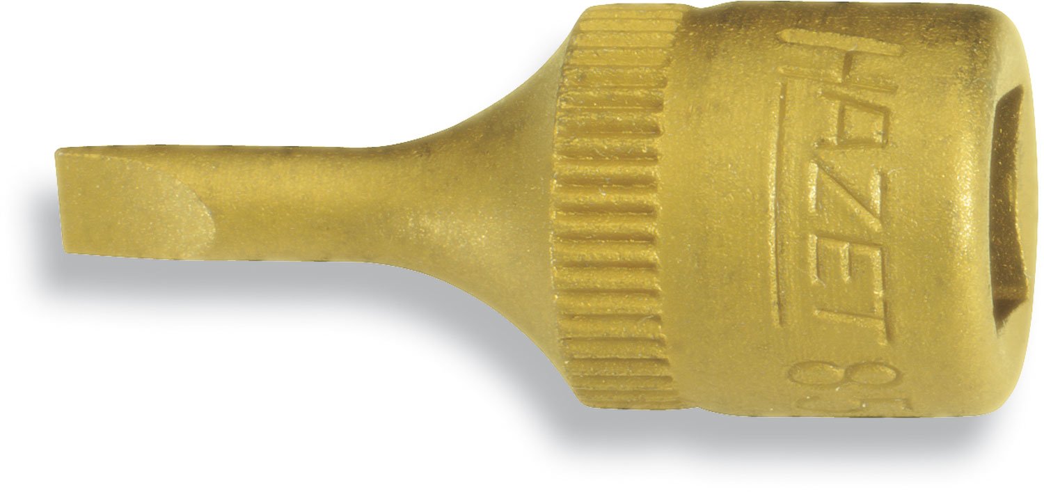 HAZET 8503-1.6X10 Slot Profile Screwdriver Socket - CVD-Tin Coated