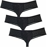 JAXFSTK Men's Underwear Jacquard Lace Bulge Pouch Thong Underwear Guy Sports Brazilain Bikini Boxers