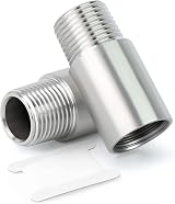 ERGAOBOY 2x 3/4" Male to Female BSP Nipple Cast Pipe 100mm 304 Stainless Steel