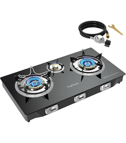 Amazon.com: 73CM Gas Stove Stainless Steel Embedded Gas