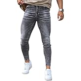 GINGTTO Mens Skinny Jeans Stretch Denim Jeans for Men