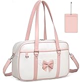 Chillpaper Kawaii Japanese Shoulder Bag Messenger Crossbody Cute Bowknot Bookbag Satchel with Card Holder