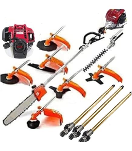 Amazon.com : GX35 4 Stroke 5 in 1 Brush Cutter Gas weedeater Hedge