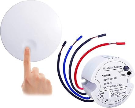 Petame Wireless Lights Switch Kit No Battery No Wiring