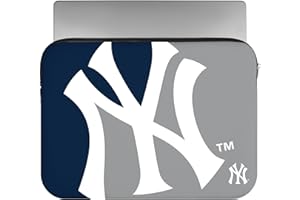 FOCO MLB Official 15" Inch Colorblock Primary Logo Zipper Laptop Computer Sleeve Case Bag