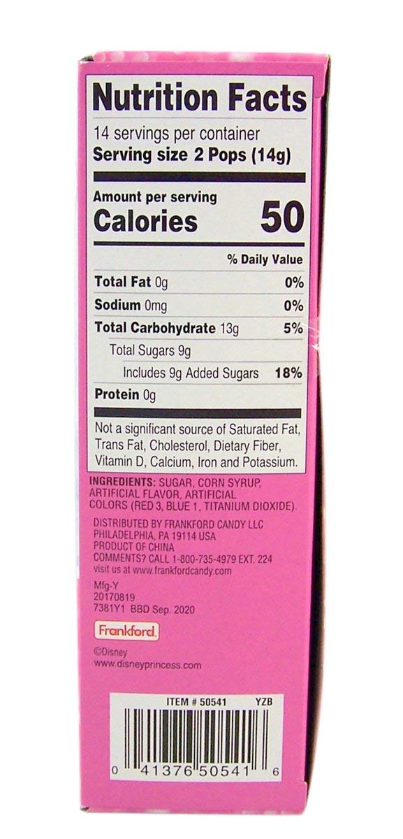 Amazon.com : Disney Princesses Valentines Day Candy Card and Lollipop Classroom Exchange, 28 Count : Grocery & Gourmet Food