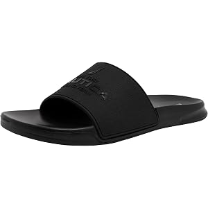 Nautica Men's Open Toe Slide Sandals - Comfortable Indoor & Outdoor Shower Slippers