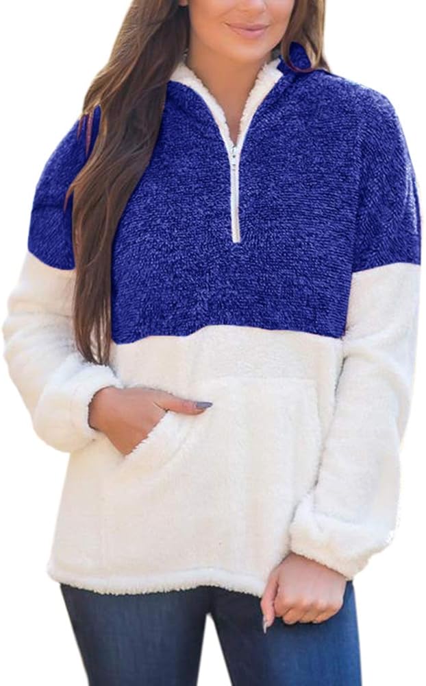 plus size sherpa pullover