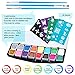 Face Painting Kit TOODOO 16 Color Face Paints with 36 Stencils, 3 Pieces Face and Body Paint Brushes, Safe Cosmetic Grade FDA Compliant Face Paint Party Set