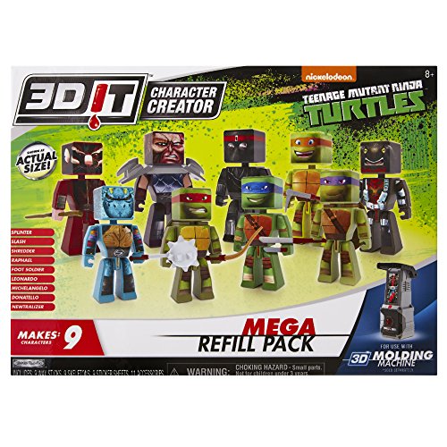3d character creator teenage mutant ninja turtle mega r…