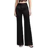alice + olivia Women's Dylan Satin Pants